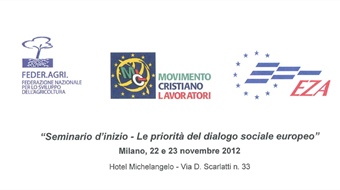 Seminario "Le priorità del Dialogo Sociale Europeo"